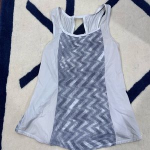 Lululemon White Workout Top / Tank, Size 4